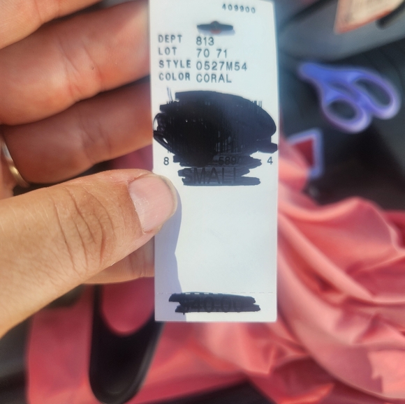 AB Studio pink summer / pool dress size S - Picture 8 of 8